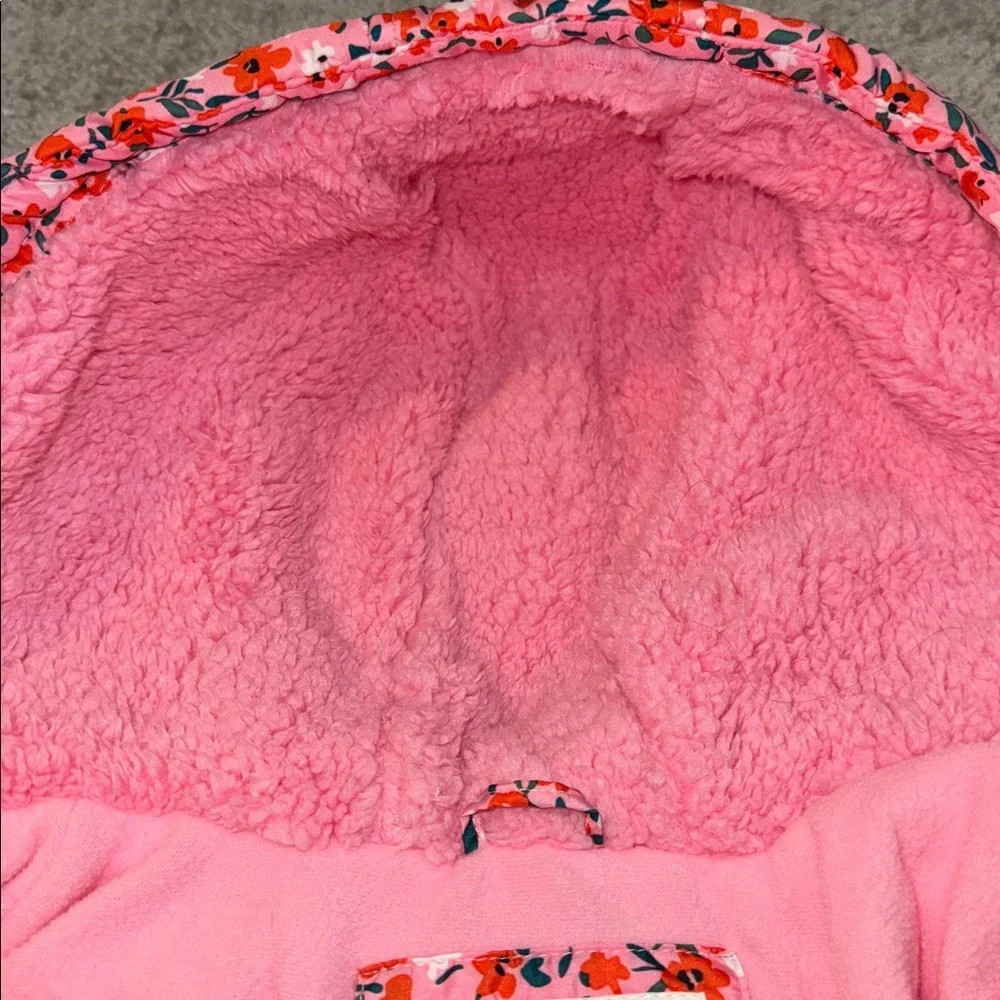Carter's Pink Floral Winter Jacket - Picture 4 of 5